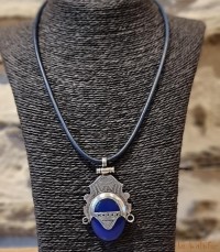 Collier Touareg pendentif bleu