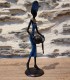 Statuette bronze africaine 24cm