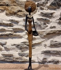 Sculpture en bronze 38 cm "La récolte"