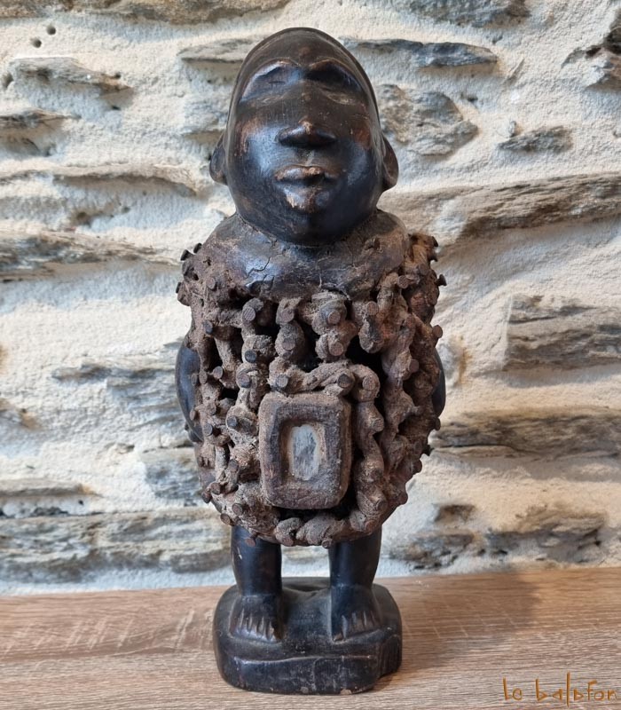Cavalier Dogon en bronze Mali