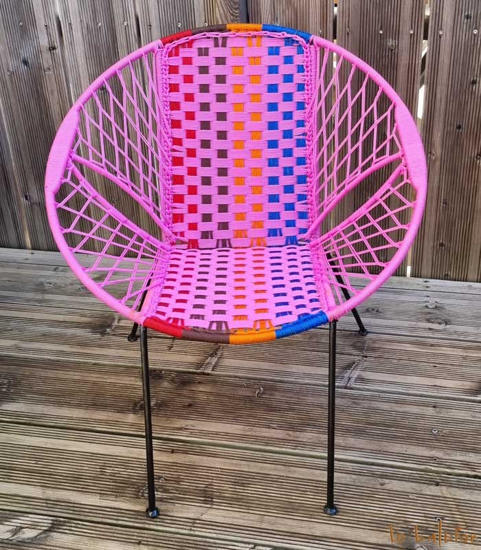 Petit fauteuil enfant rose