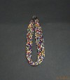 Collier africain multicolore en perles de rocaille
