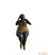 Statuette bronze africaine 23cm
