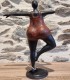 Statuette bronze africaine 39 cm